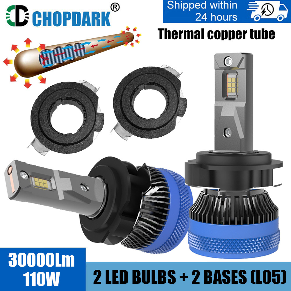 Bohlam Lampu Depan Mobil H7 LED Kustom untuk  Mercedes Benz VW Jetta Golf Alltrack Tiguan Passat Kel