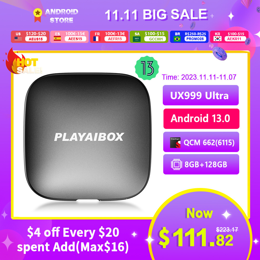 Carplay Android Tv Box 13 Sistem Android Auto Nirkabel UX999 Ultra QCM662 8GB + 128GB untuk Mobil OE