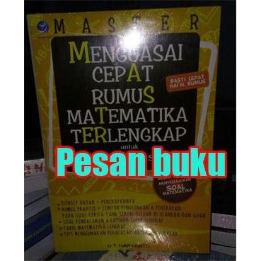 

Buku Master: Menguasai Cepat Rumus Matematika Terlengkap Untuk SD/MI K