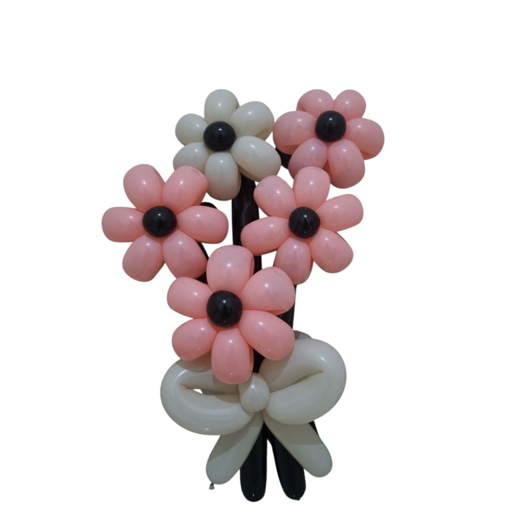 (TIDAK PO) Bouquet Bunga Balon Twist Bunga Balon Korea