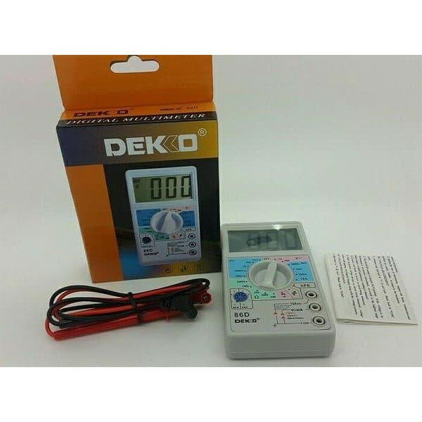 Dekko 86D Digital Multimeter Multitester 86 D Avometer
