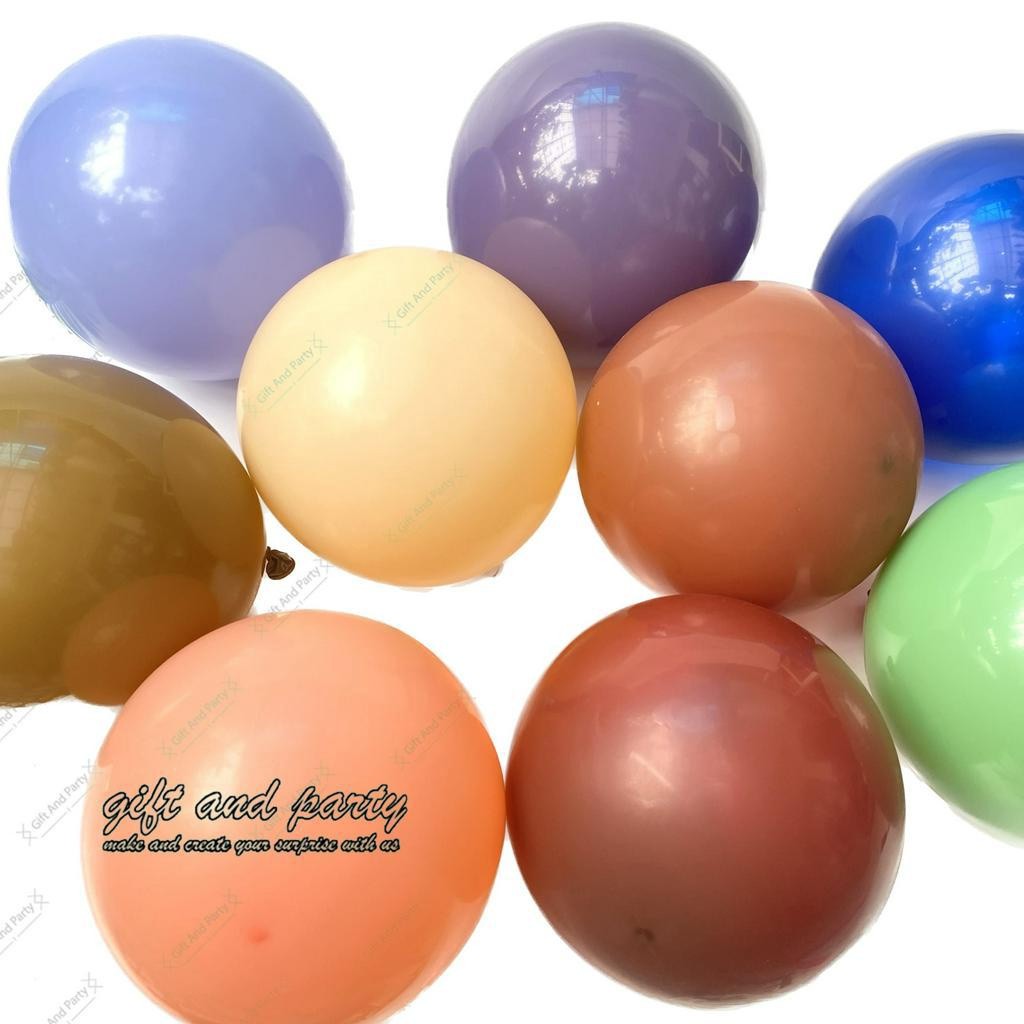 Balon Latex Retro1 pack isi 100 pcs / Balon Vintage / Balon Latex Vintage