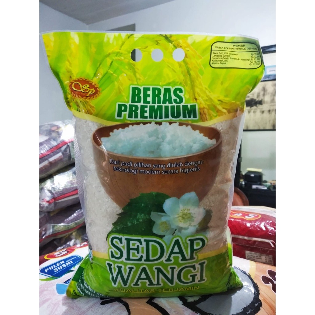 

SANS Beras Sedap Wangi 5 Kg Premium Pandan Aroma