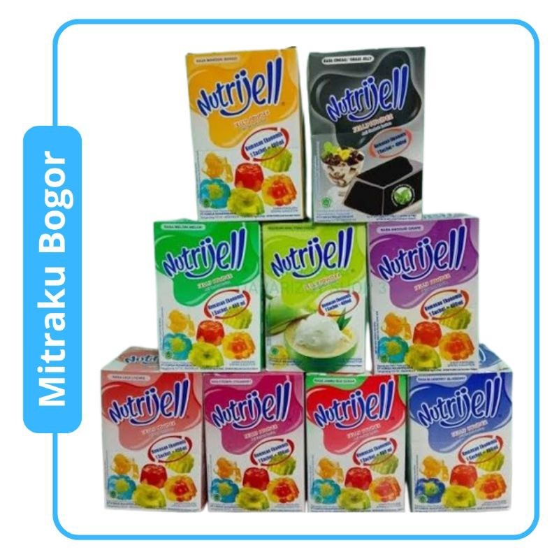 

SANS 1 Box Nutrijell Jelly Powder All Varian Rasa / Box