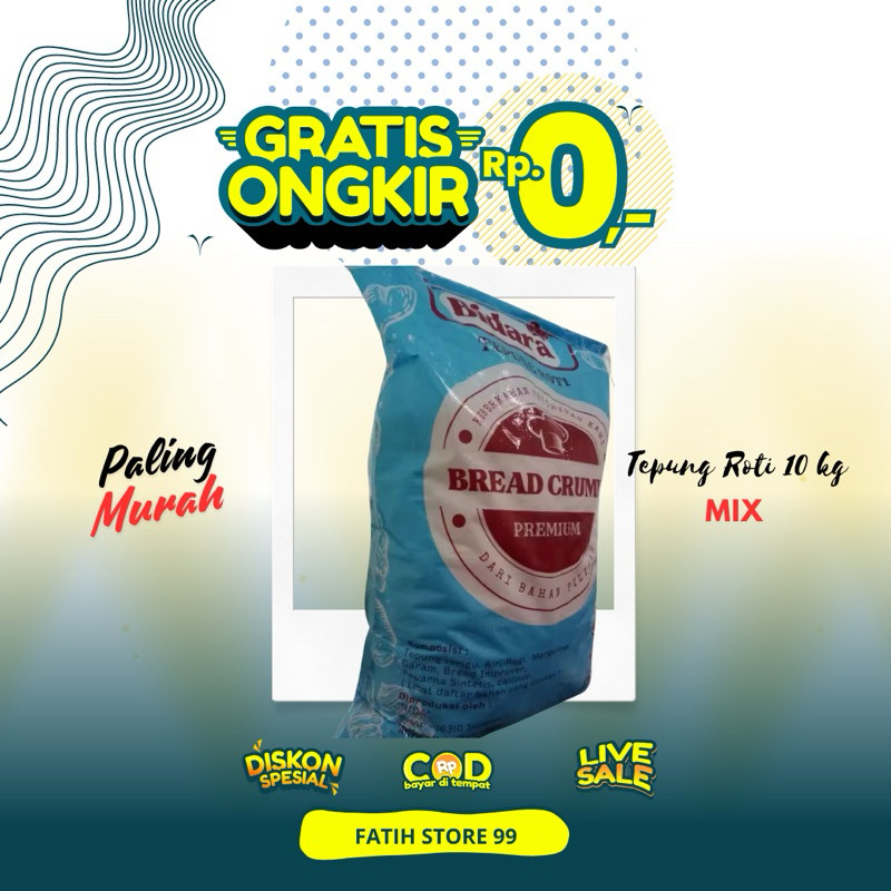 

SANS Tepung Roti Mix Bidara @10 Kg Per Bal Murahhhhhhh