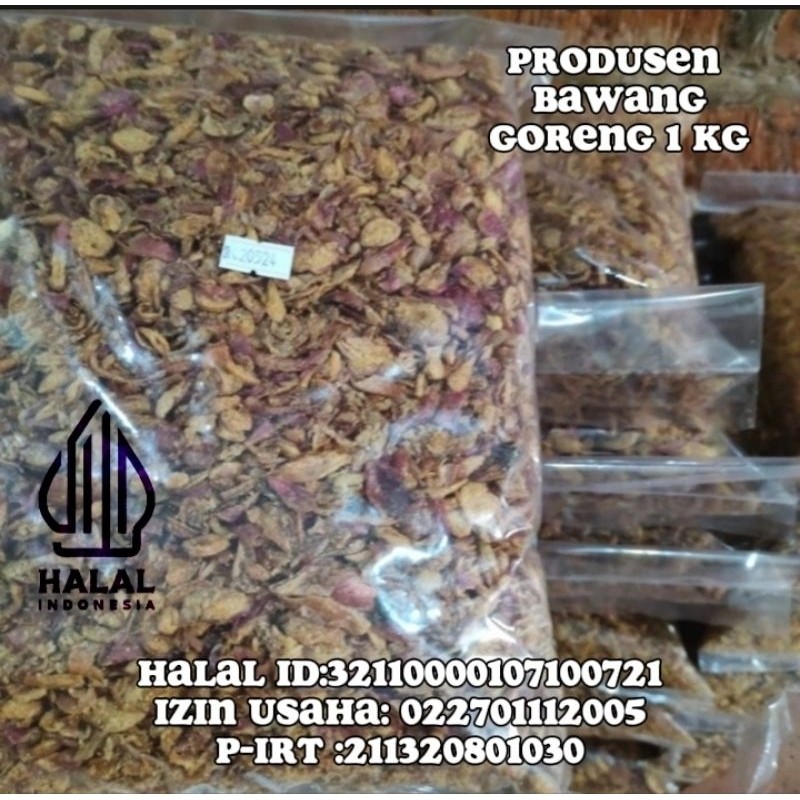 

SANS Bawang goreng murah 1kg Grade B