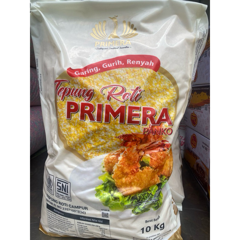 

SANS TEPUNG ROTI PANKO PRIMERA MIX DAN WHITE 10kg.