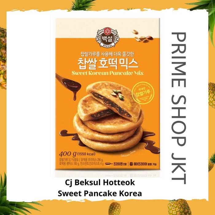 

SALE !!! CJ BEKSUL HOTTEOK 400GR SWEET KOREAN PANCAKE MIX READYY