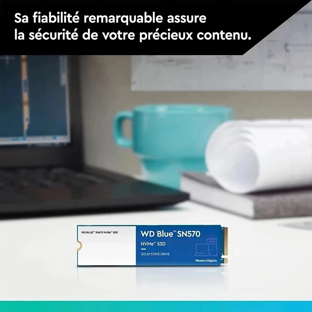 Western Digital WD Blue SN570 NVMe SSD Internal Solid State Drive 2T 1Tb 500GB Max Sequential Read S