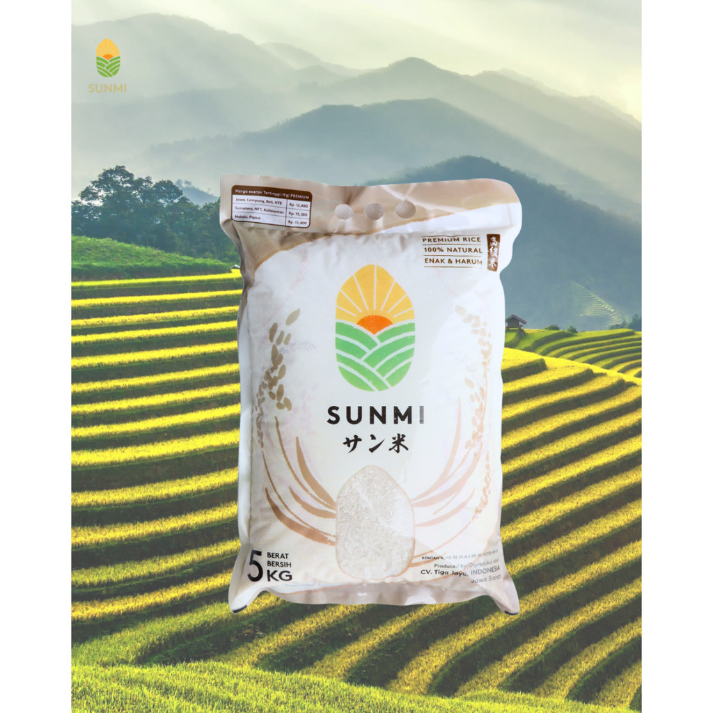 

Sunmi Beras Putih Premium 5kg Beraroma Pandan