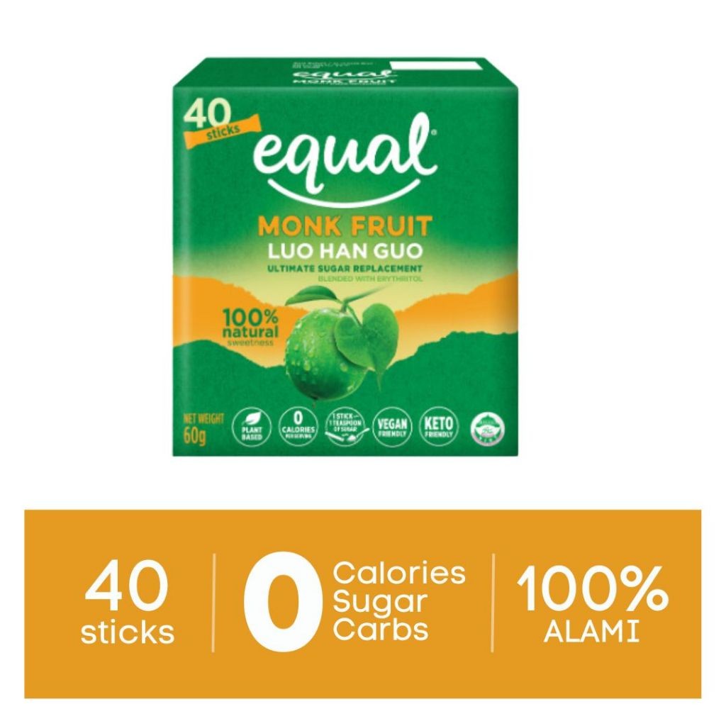 

Equal Monk Fruit (Luohan Guo) Pemanis Nol Kal