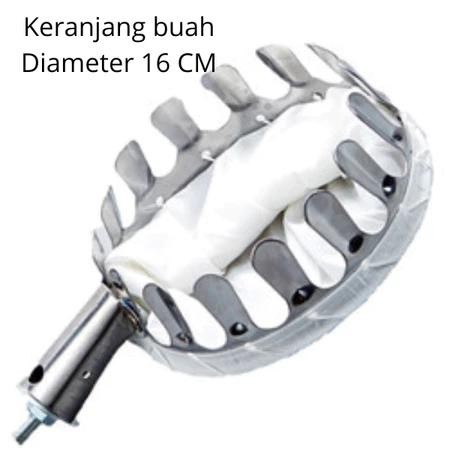 10M Tiang Teleskopik Batang Picking Buah / Gergaji Teleskopik/Besi Tahan Karat Tongkat Teleskopik