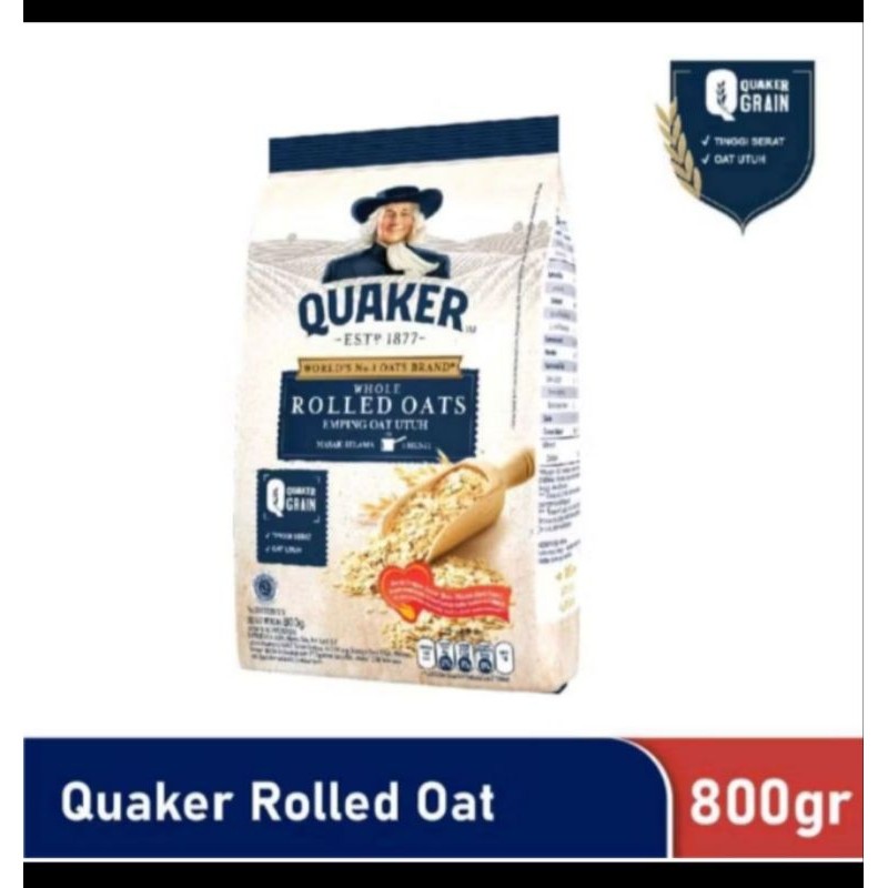 

RATU QUAKER ROLLED OATS 800 GR