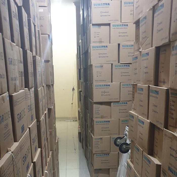SARUNG TANGAN LATEX POWDER FREE ( SUWARNA / STARGLOVES / DGLOVES )