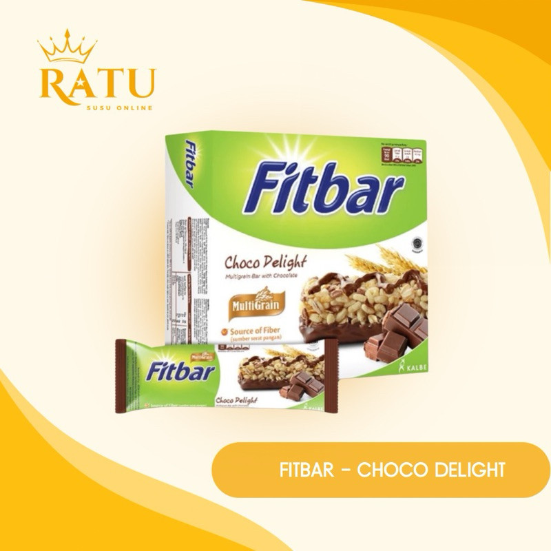 

RATU FITBAR MULTIGRAIN - CHOCO DELIGHT - 1 BOX (5 pcs x 20 g)