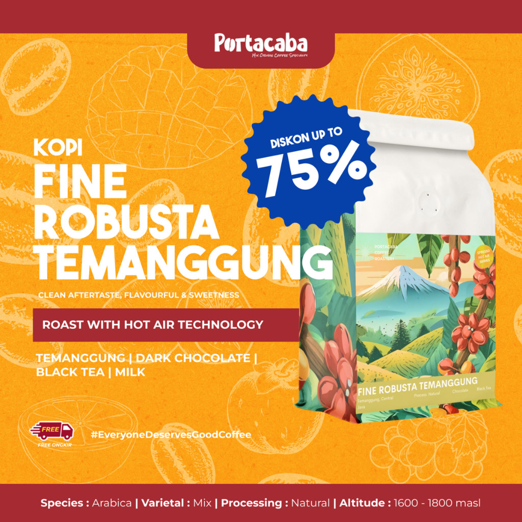 

RATU Biji Kopi Robusta Temanggung .1kg Fine Robusta Commodity Coffee