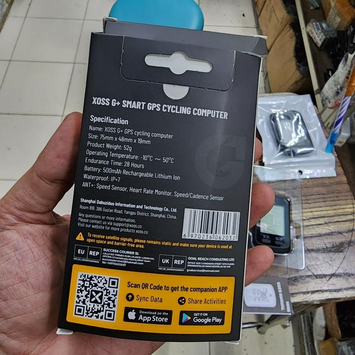 XOSS G+ SPEEDOMETER CYCLO SEPEDA DIGITAL WIRELESS BLUETOOTH ANT GPS COMPUTER XOSS G+ AKSESORIS