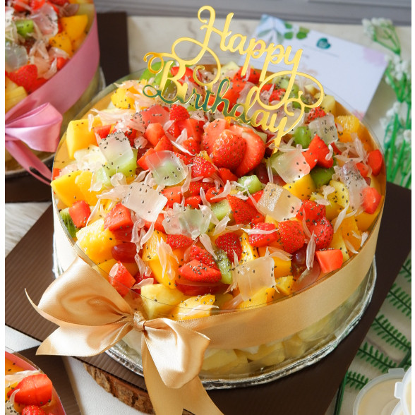 

Mixed Fruit Salad Cake - Large Size - Instant Bike - READY IN 3 HOURS*