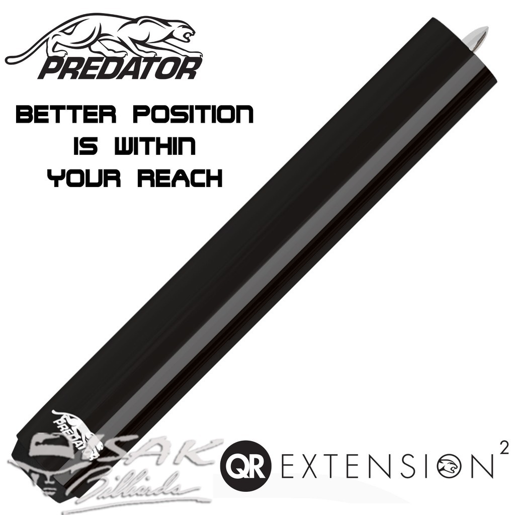 Predator QR Extension 8" - Uniloc - Billiard Cue Stick Stik Biliar Ext Asli Original