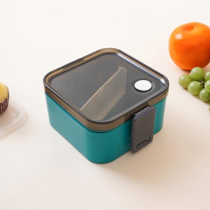 

ATARU 850 ML KOTAK MAKAN 2 SEKAT SQUARE - BIRU