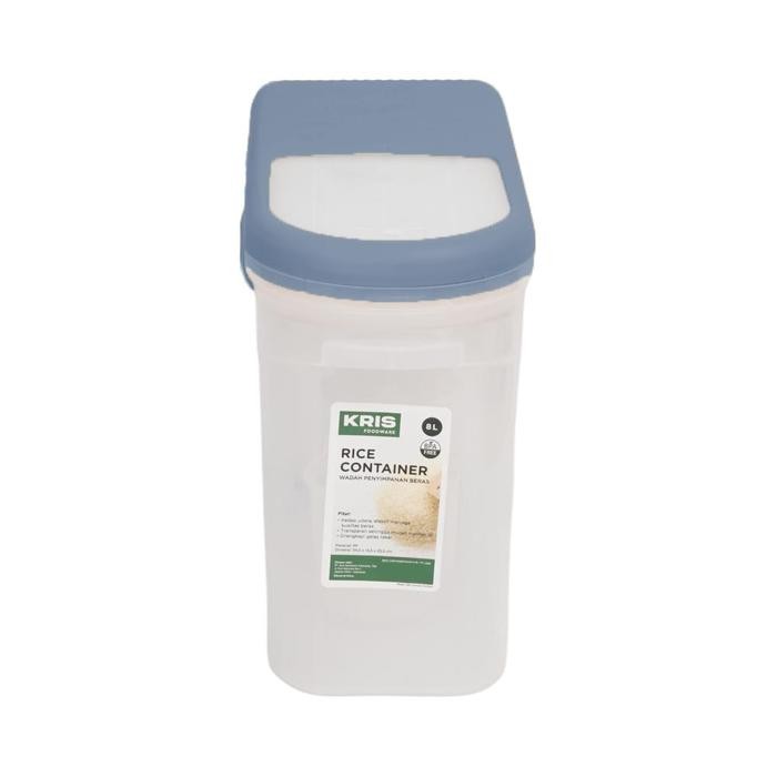 

AZKO Kris 8 ltr Basica Tempat Beras Rice Container Food Grade Kotak Beras Wadah Penyimpanan Beras