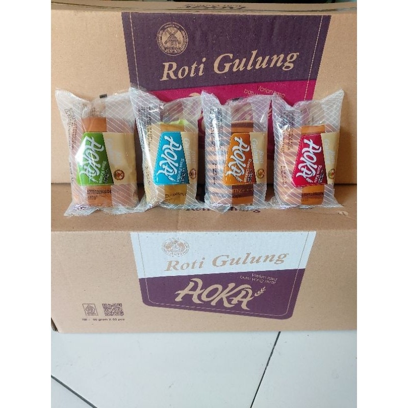 

1 DUS AOKA ROTI PANGGANG / ROTI GULUNG ALL VARIAN RASA
