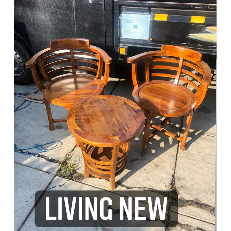 Kursi Teras Lenong Jatian 2 Kursi + 1 Meja