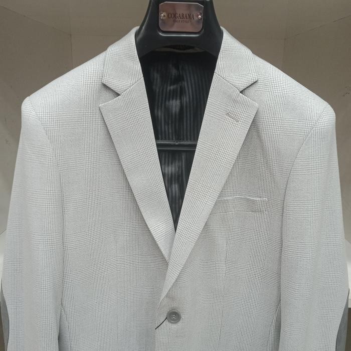 Blazer Pria Casual Jas Pria Bahan Wol