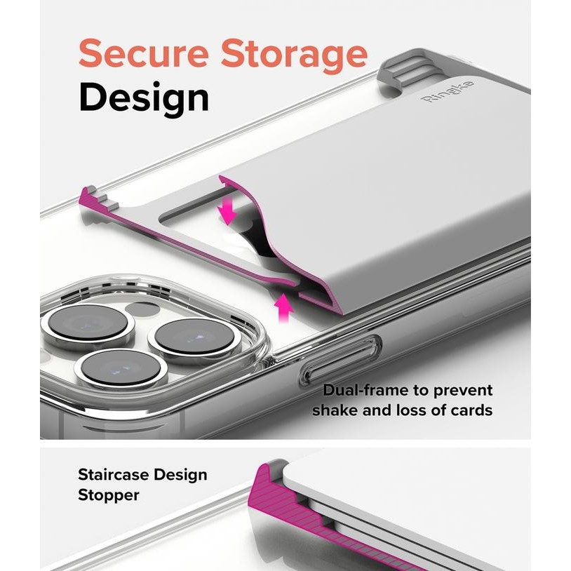 

Tjp - Tempat Kartu Universal Ringke Side Slot Card Holder