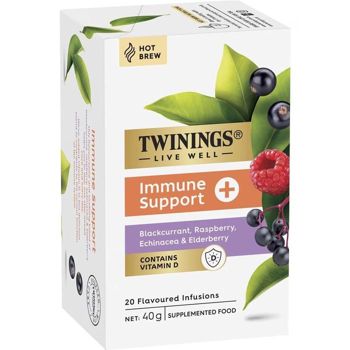 

Promo Terbatas Twinings Live Well Immune Support+ Aman