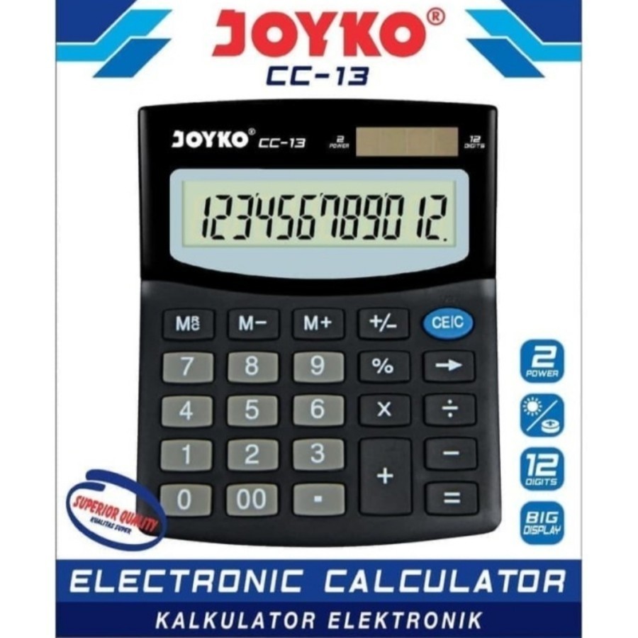

JOYKO CC-1313 KALKULATOR MEJA / CALCULATOR DESKTOP / KANTOR CC13