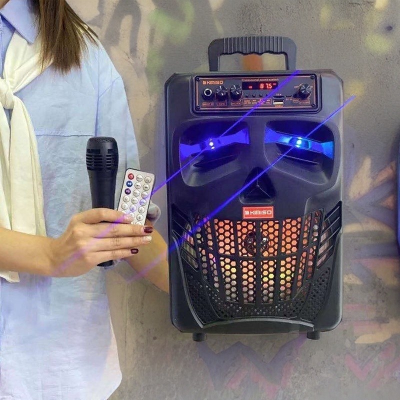 RB2233 CODSpeaker Bluetooth Portable 8,8Inchi MKC KIMISO 7801 Bonus Microphone PMPO 2000W/Speaker