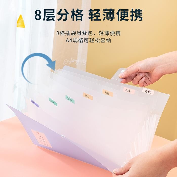 

DELI EXPANDING FILE / MAP DOKUMEN HARMONIKA A4 8 PEMBAGI ANTI AIR 5735