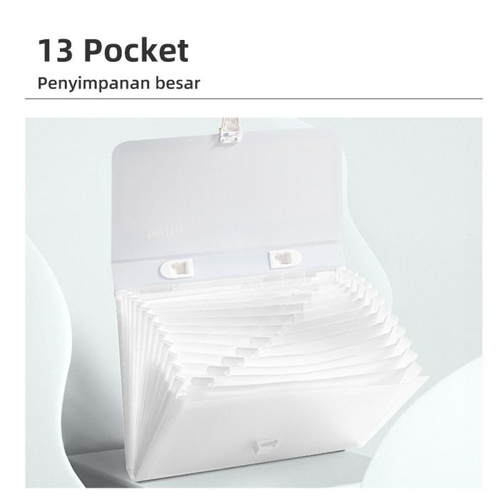 

DELI MAP HARMONIKA / EXPANDING FILE A4 13 SLOT GRATIS INDEX TAB P50