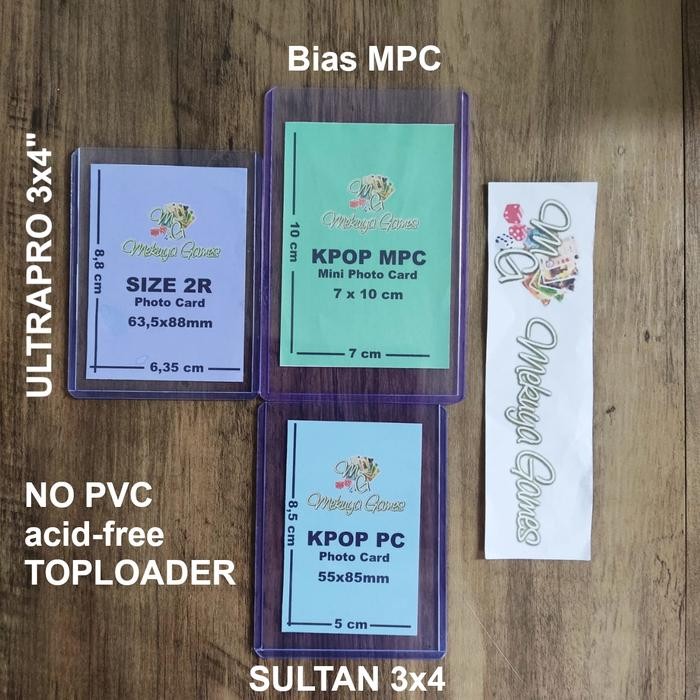 

SULTAN PEEL OFF TOPLOADER 25CT WITH PROTECTIVE FILM COVER BIAS PC MPC