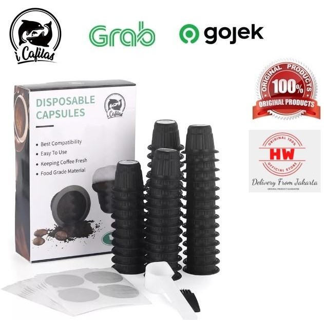 ICAFILAS NESPRESSO CAPSULE DISPOSABLE COFFEE POD KAPSUL KOPI