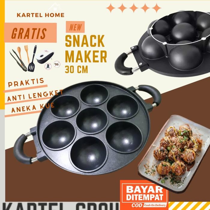 CETAKAN KUE Serabi TEFLON Kue Apem 7 LUBANG CEKUNG