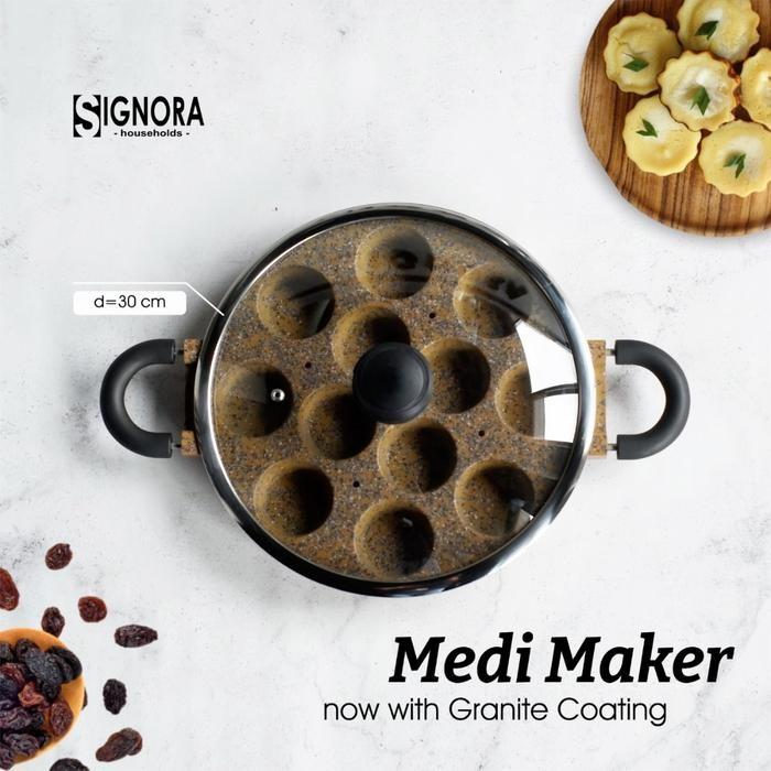 Medi maker Signora cetakan bikang bika ambon apem kue lumpur