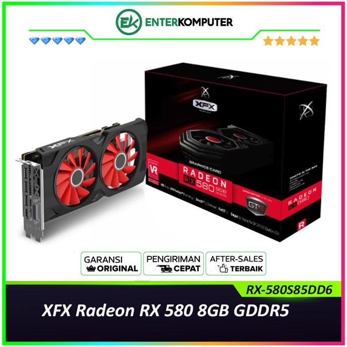 TERLARIS VGA XFX Radeon RX 580 8GB GDDR5 - RX-580S85DD6 SALE