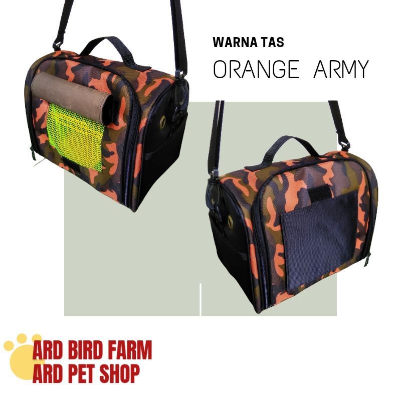 RB22 Tas Travel Tas untulan Kandang Burung Hamster sugar glider landak mini