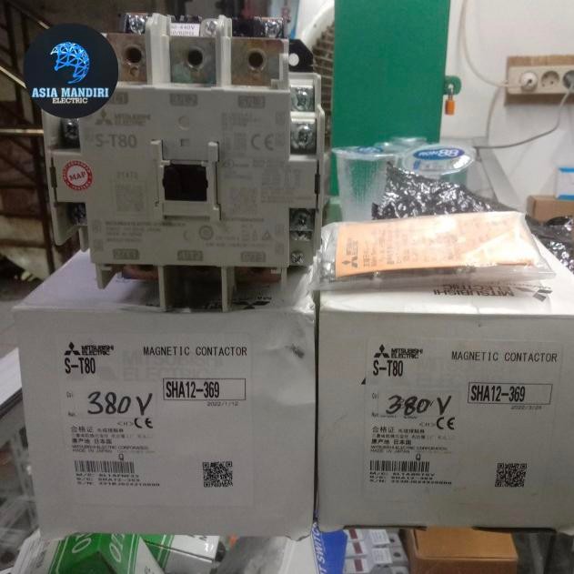 CONTACTOR MITSUBISHI ST-80 ORIGINAL JAPAN KONTAKTOR MITSUBISHI S-T80