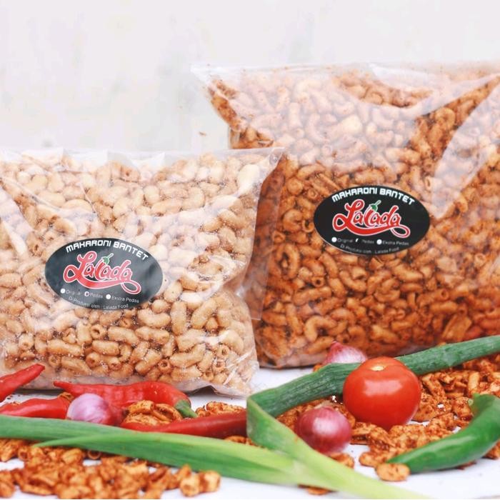 

Makaroni Bantet Kemasan 500gram - Cemilan Pedas Food Snacks Makanan Kering New