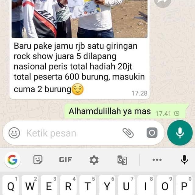 Pasti Murah Rjb Jamu Merpati Rjb Jamu Burung Rjb