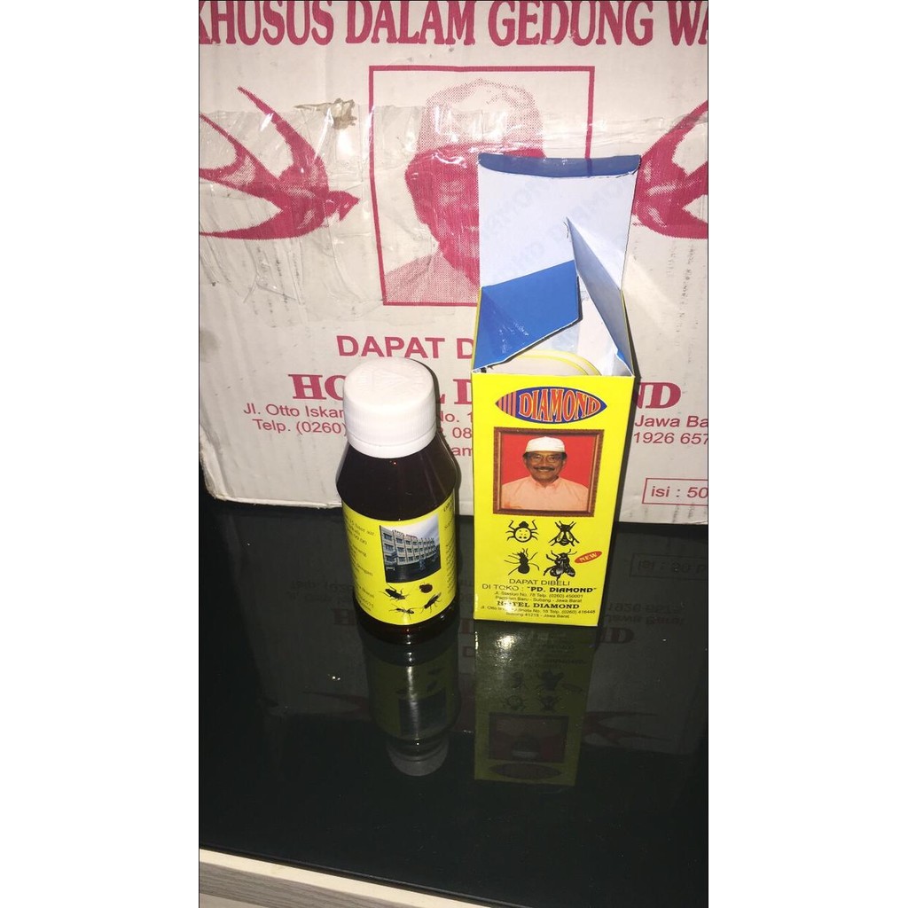 Buruan,. Obat Pembasmi Hama Diamond Asli Botol Plastik