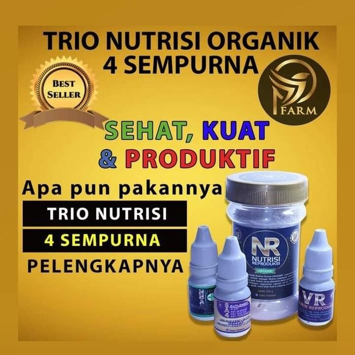 Pasti Murah Vitamin Ternak Burung Trio Nutrisi + Sa4 Ternak Burung Anti Jong