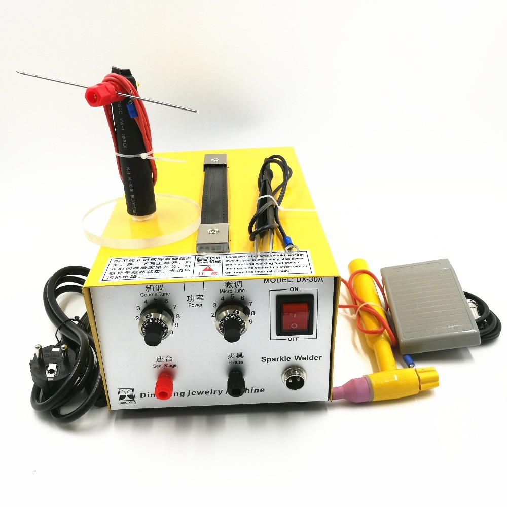 DX-30A Golden Welding Pulse Spot Welding Good Pulse Spot Welder 200W Jewelry Welding Machine Gold Si