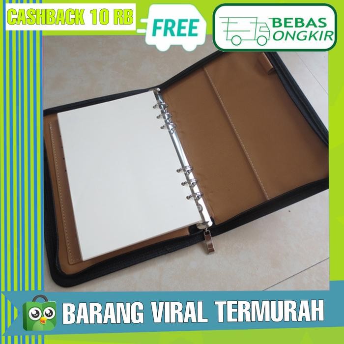 

BUKU CATATAN BINDER NOTE COVER KULIT WITH KALKULATOR