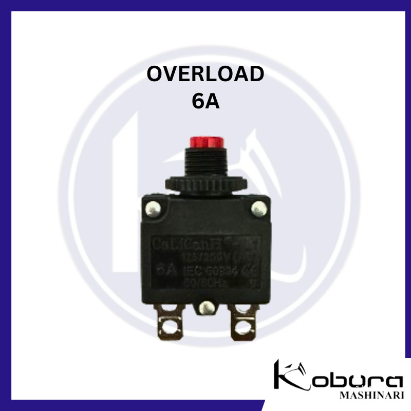 Overload Genset 6 Ampere 6 A Protector Mesin Genset Circuit Breaker