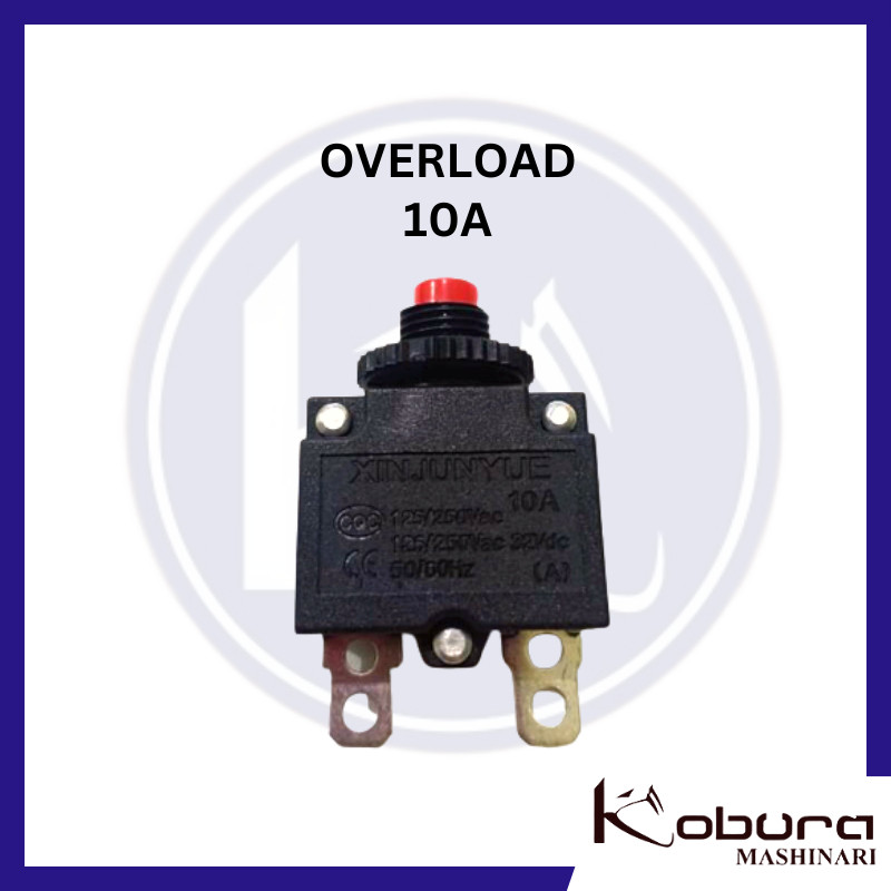 Overload 10 Ampere 10A Protector Mesin Genset Circuit Breaker