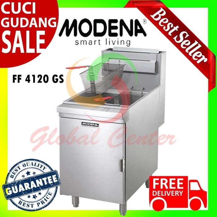 Gas Deep Fryer By Modena - Ff 4120 Gs - Garansi